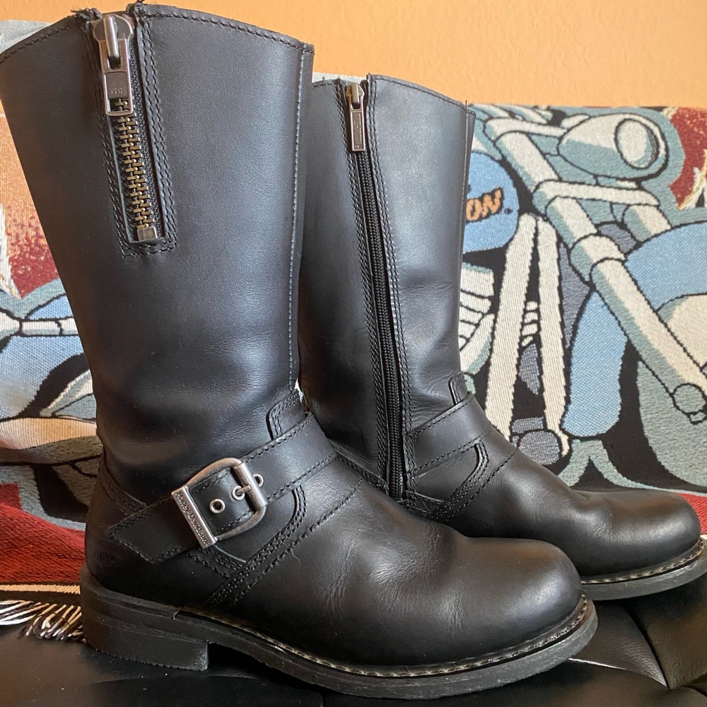 Harley-Davidson Women’s Black Leather Boots